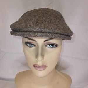 Boston Flat Cap by Göttmann of Germany Made in Bulgaria Heather/Sage Green NWT